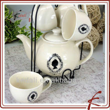 Nuevo porcelana al por mayor de café porcelana Set Tea Pot